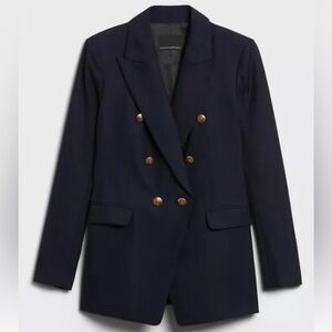 Banana Republic Double Breasted Blazer  8 | Navy Jacket NEW Without Tag